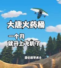 大唐火药桶,一个月就开上飞机了